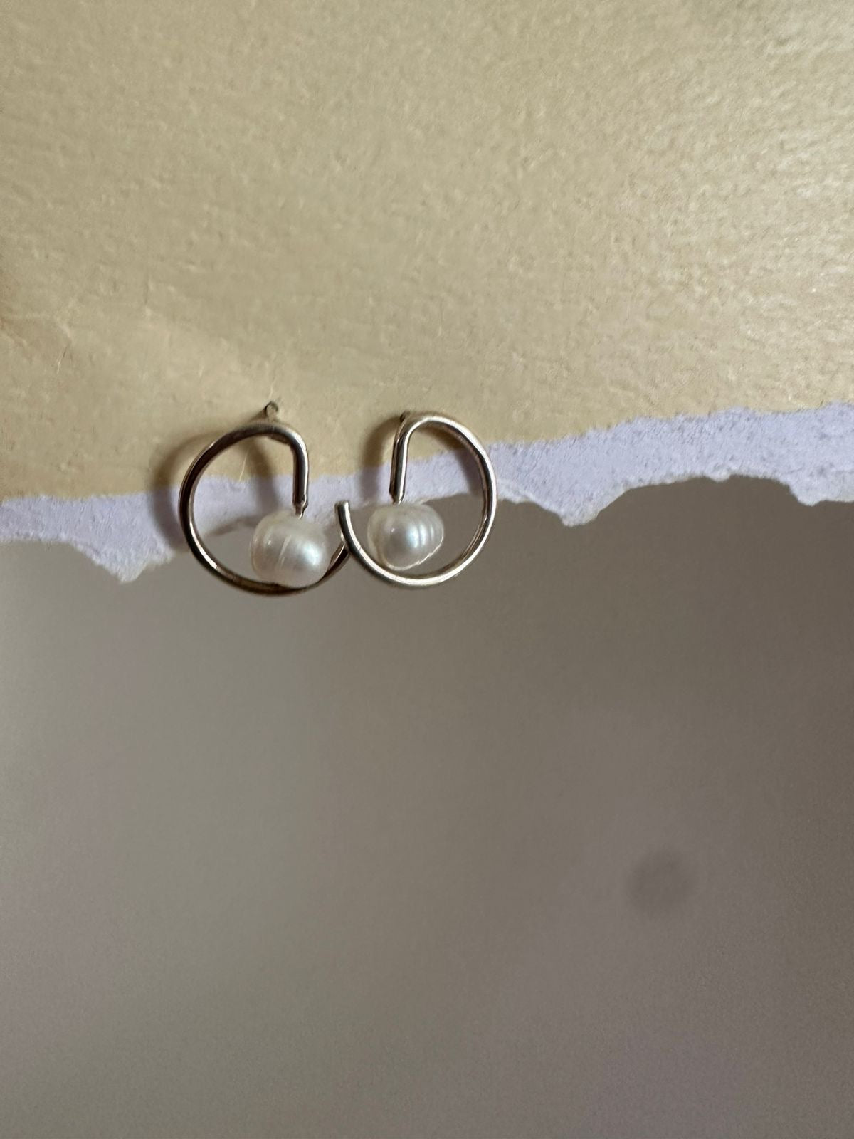 Aretes de plata Madame