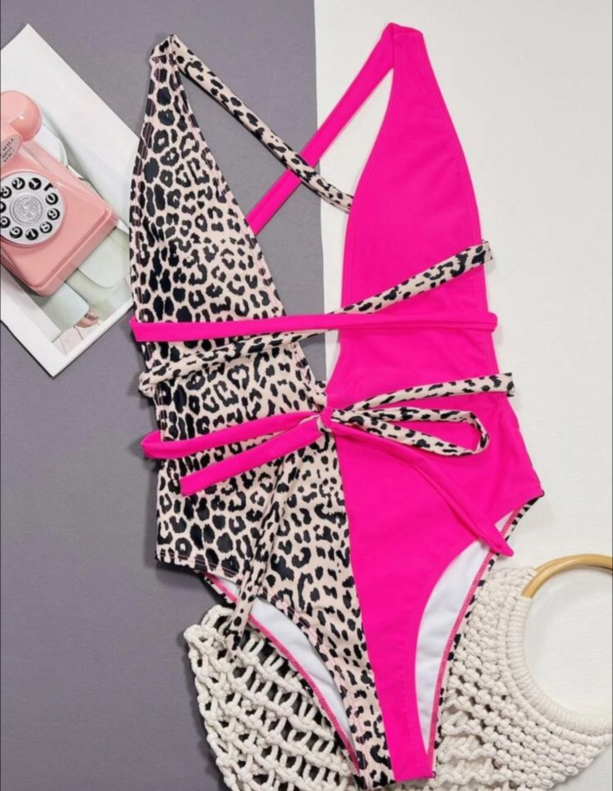 Traje de baño Pink Print
