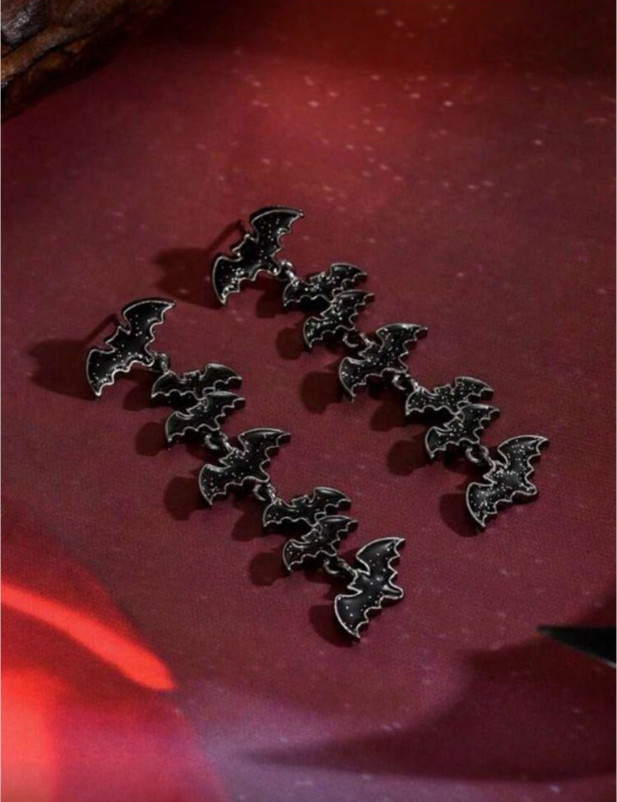 Par de aretes Murciélagos
