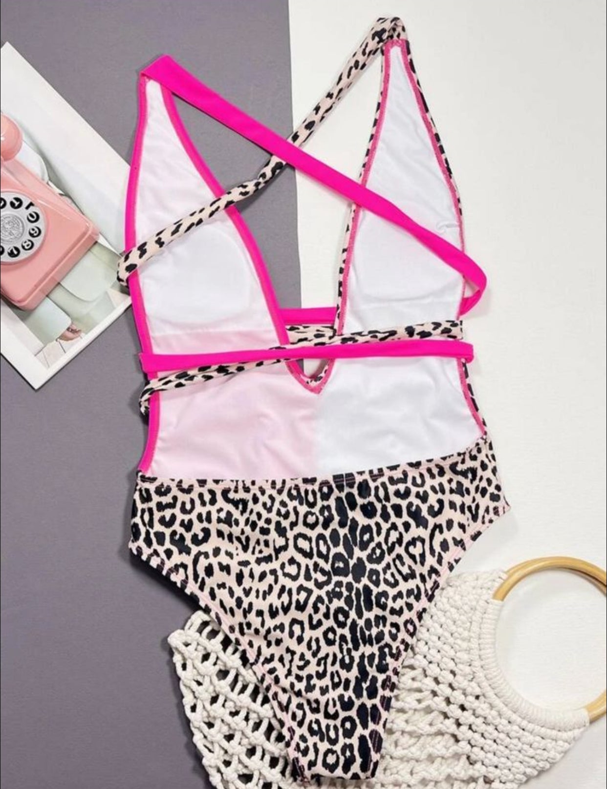 Traje de baño Pink Print