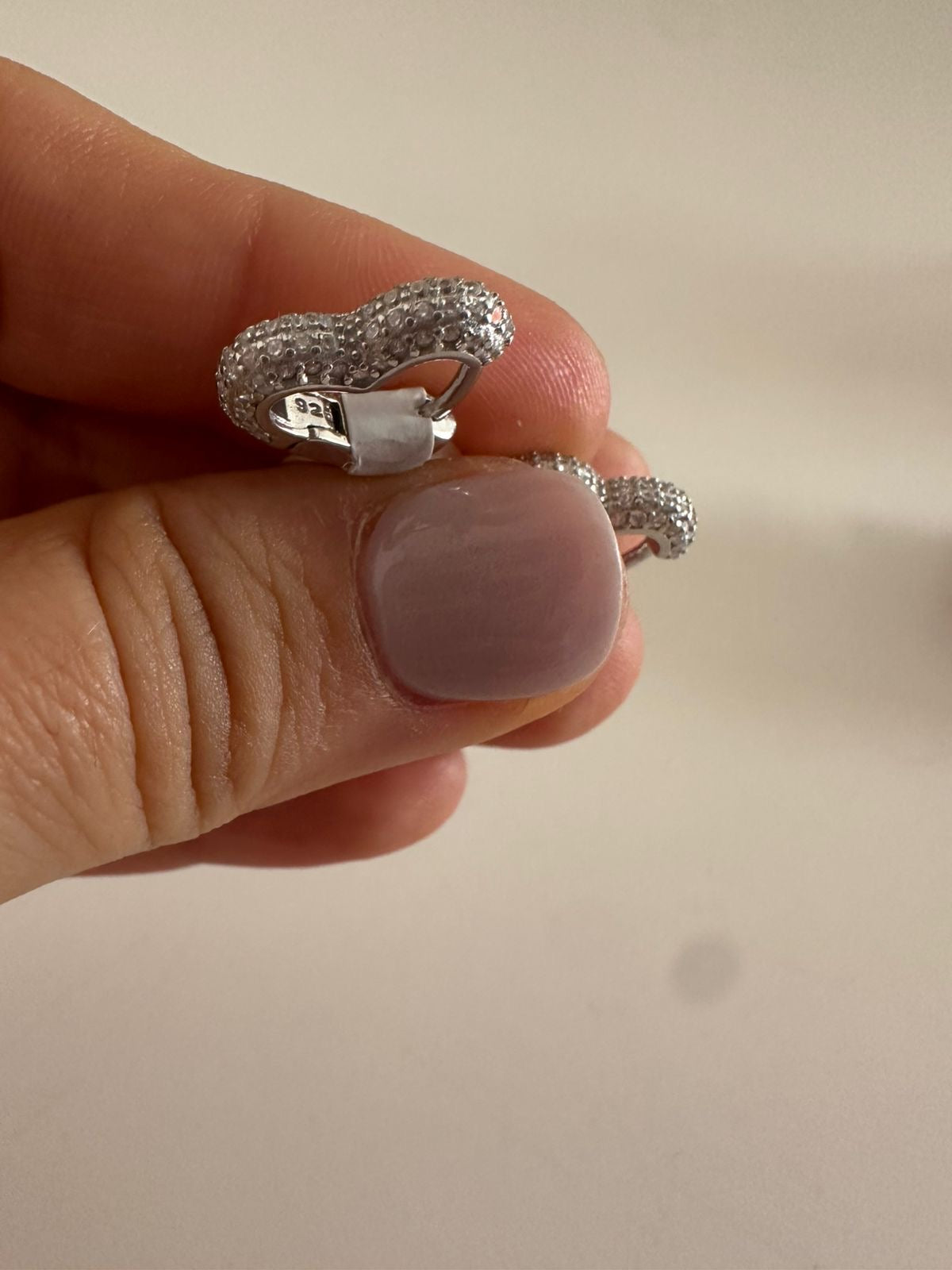 Aretes de plata Love