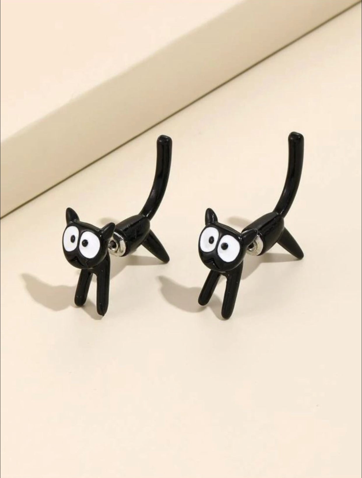 Aretes Gatito negro