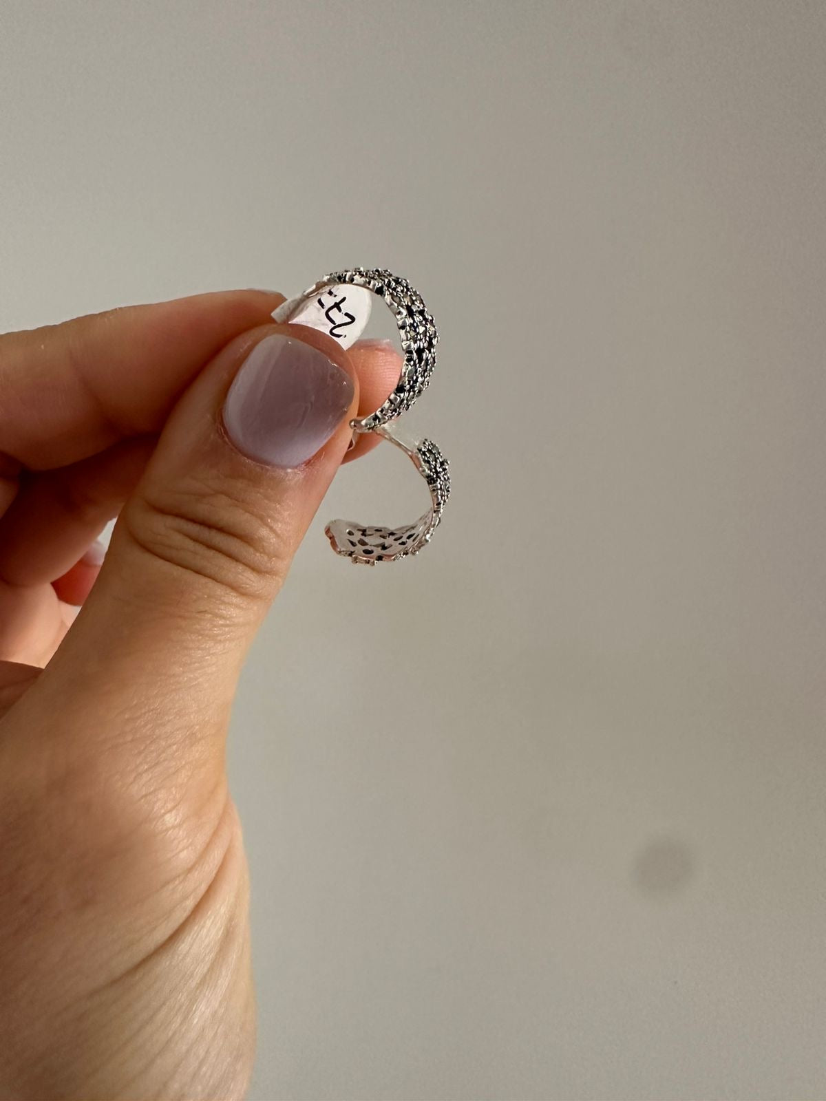 Aretes de plata Chic