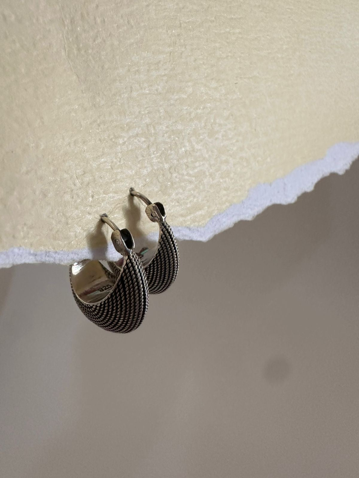 Argollas de Plata Vintage