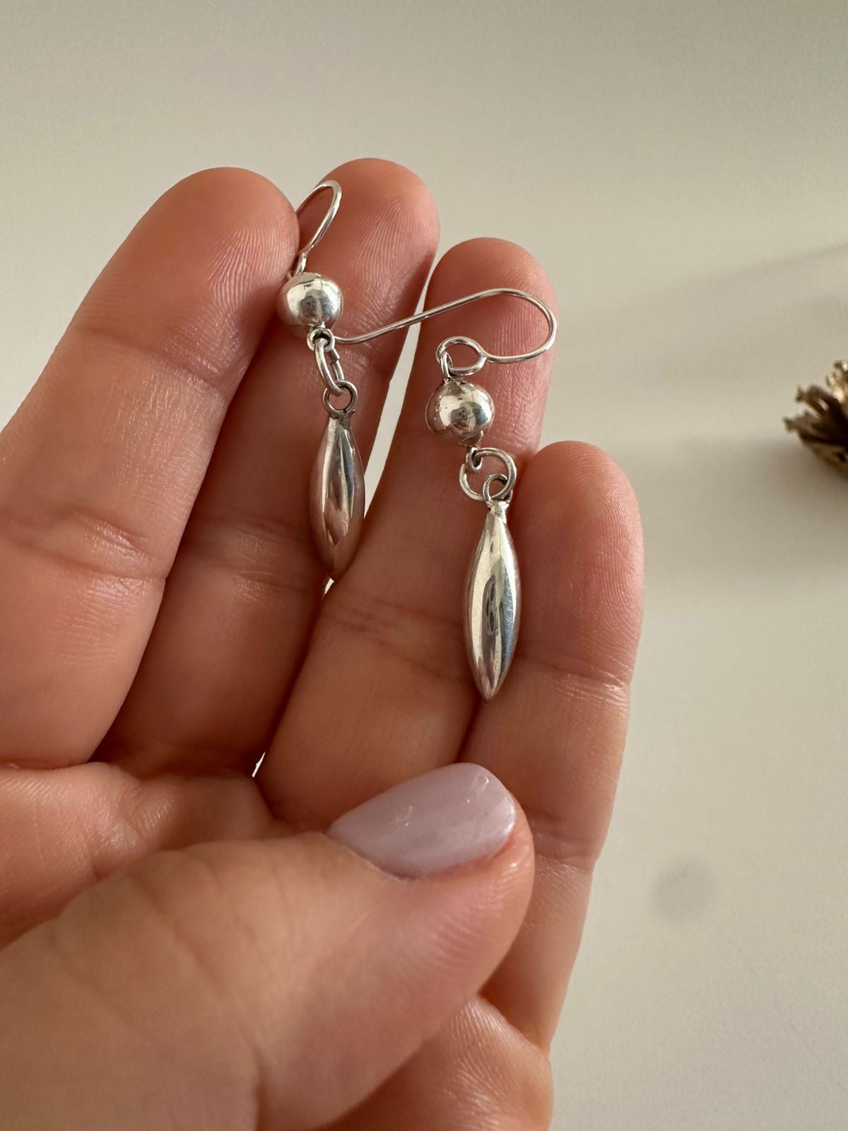 Aretes de plata Luces