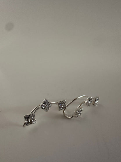 Aretes de plata Constelación