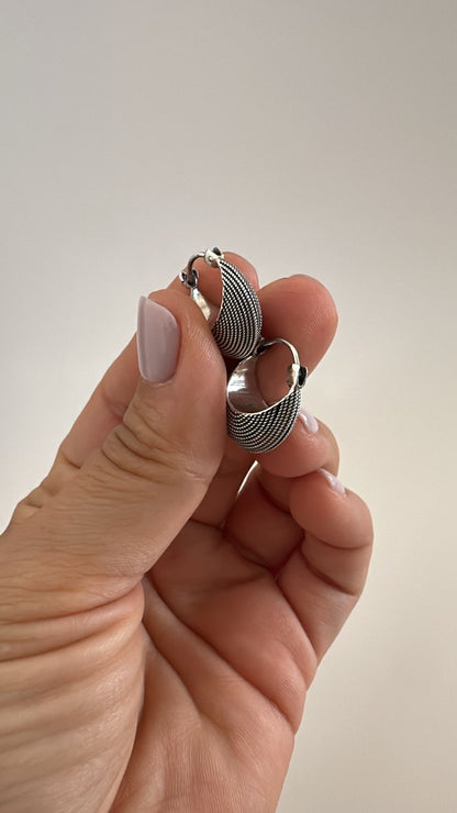 Argollas de Plata Vintage