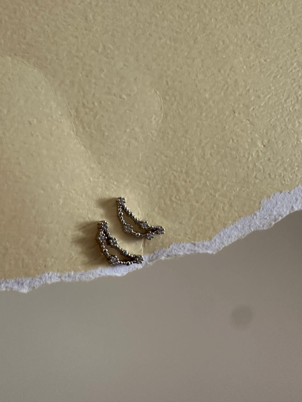 Aretes de Plata Luna