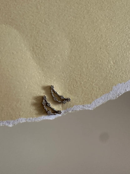 Aretes de Plata Luna