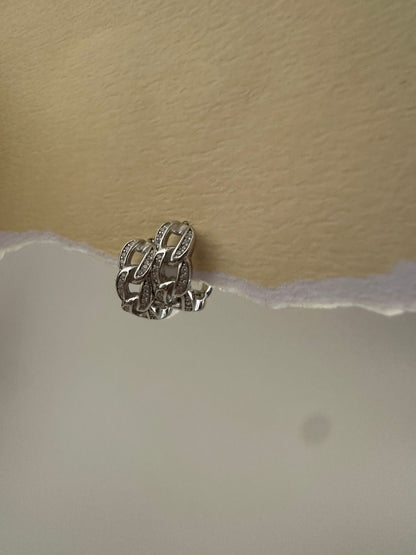 Argollas de Plata Eslabones