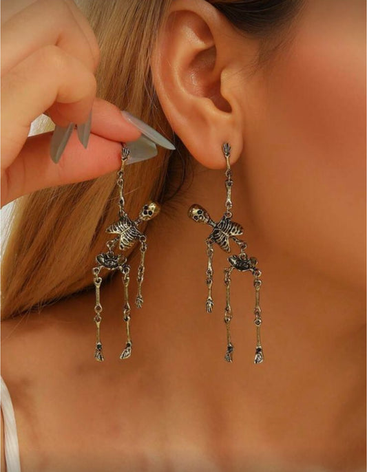 Par de aretes esqueletos