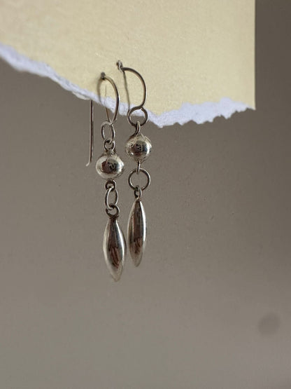 Aretes de plata Luces