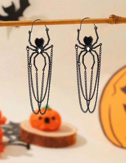 Aretes Largos Arañas