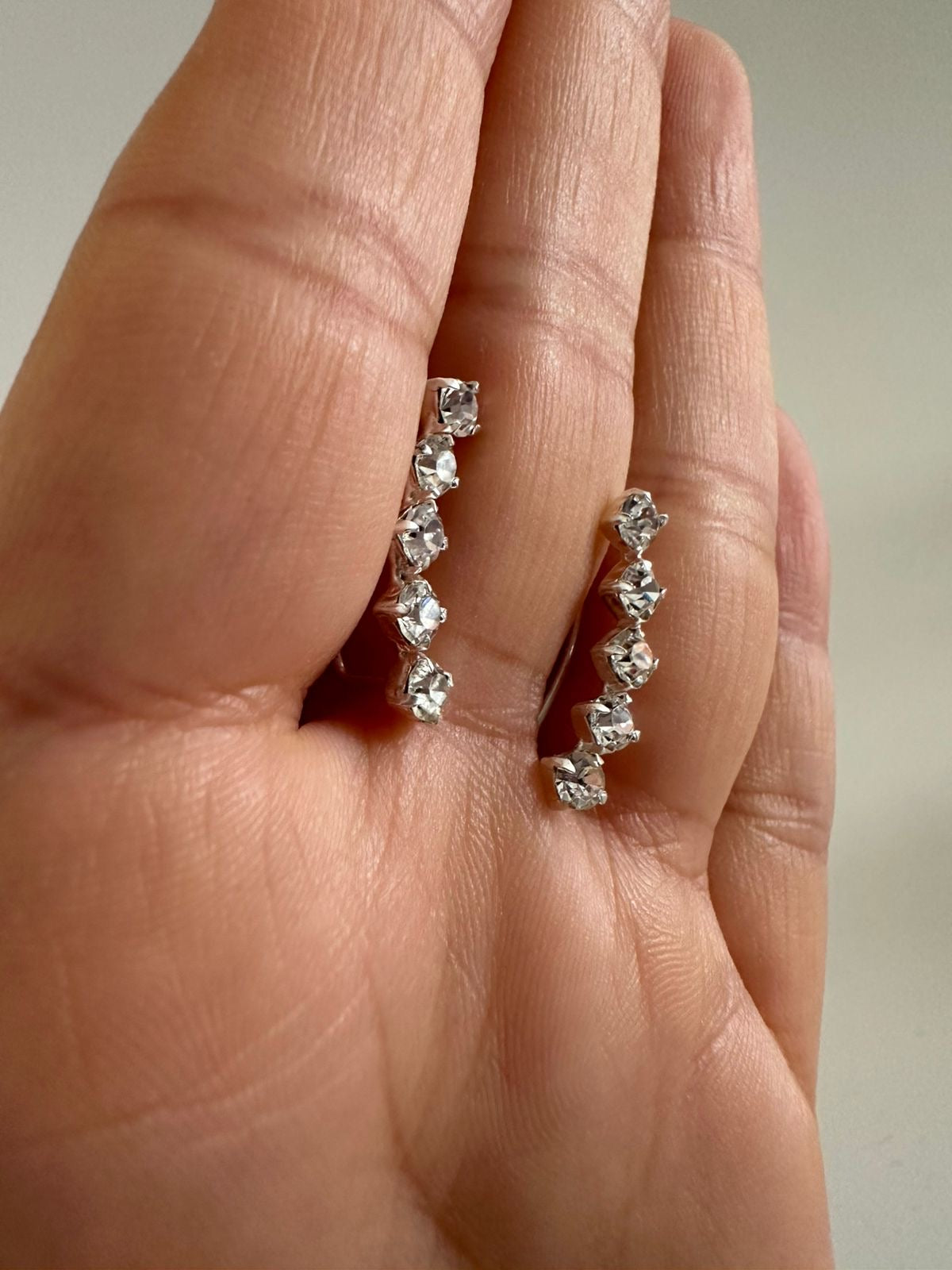 Aretes de plata Bright