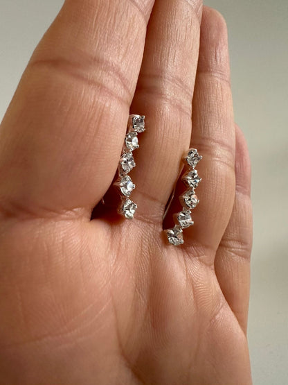 Aretes de plata Bright