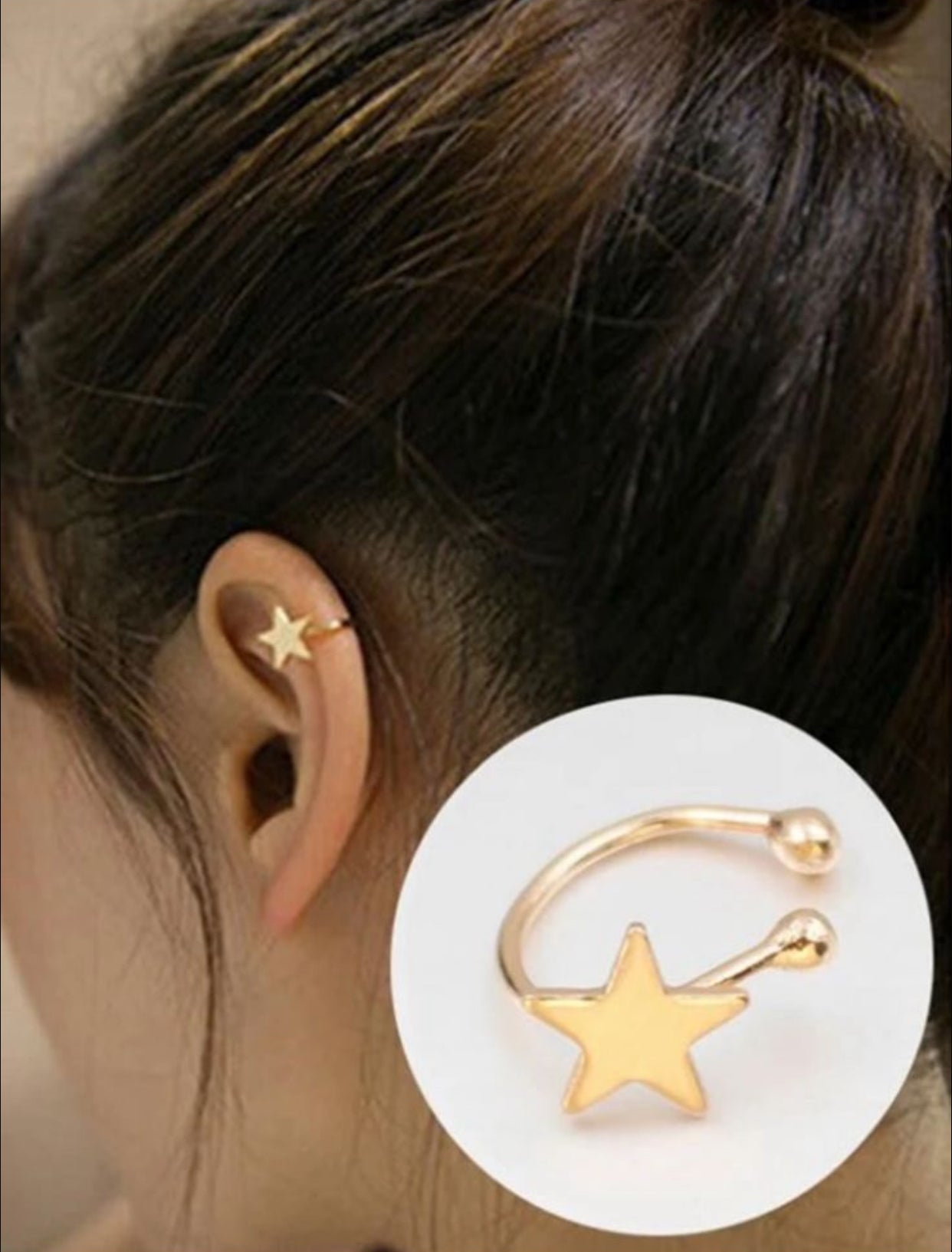 Earcuff estrellita