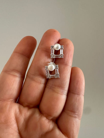 Aretes de plata Square