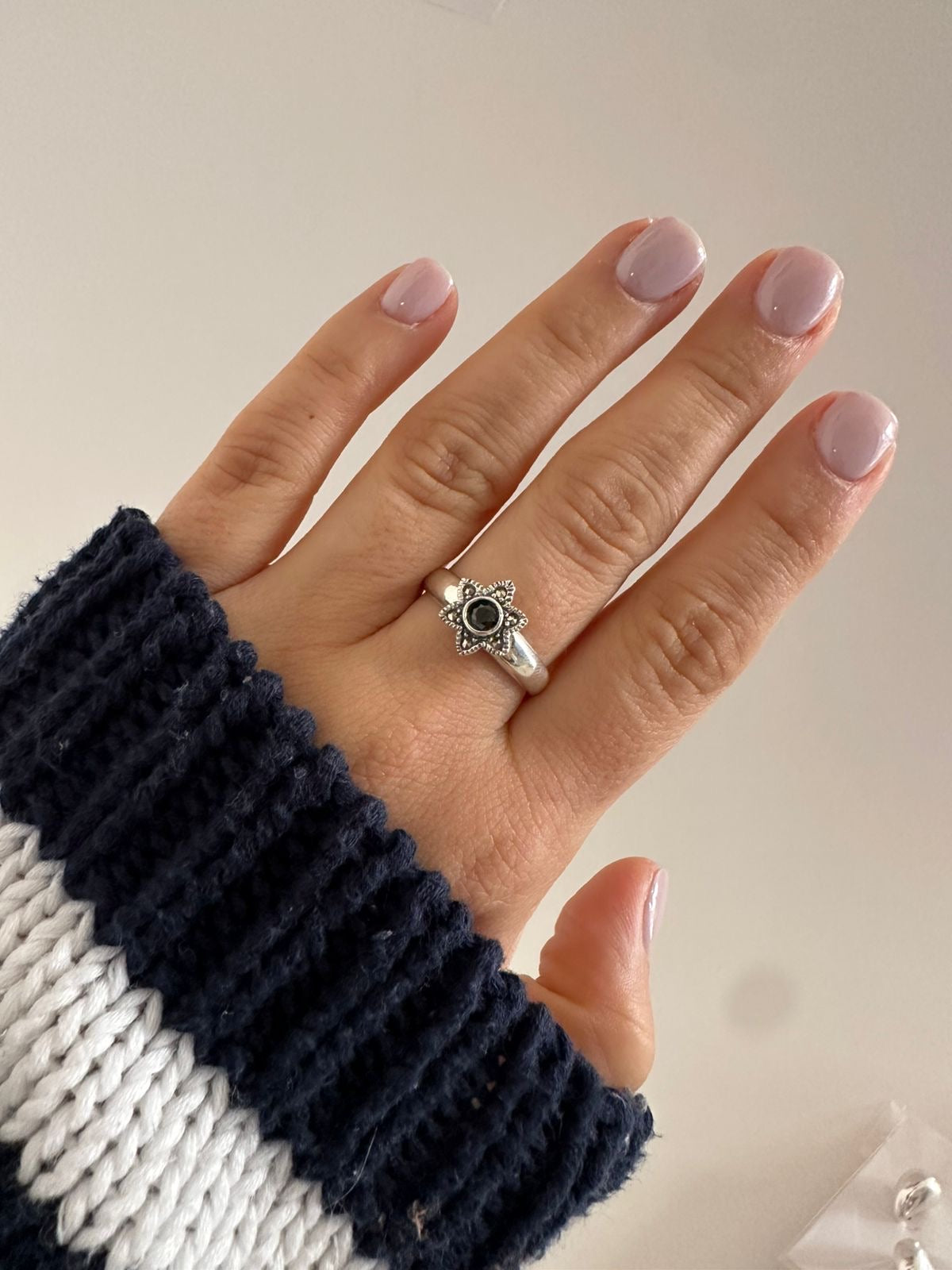 Anillo de plata Sunflower