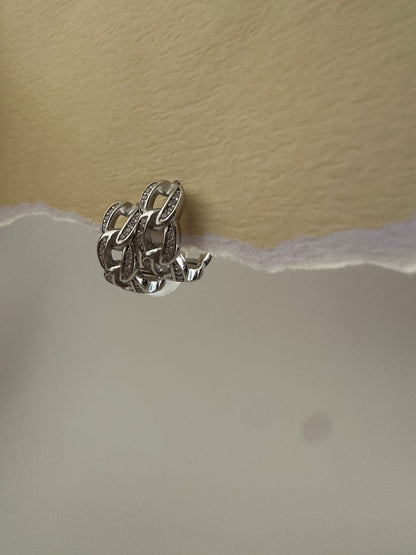 Argollas de Plata Eslabones