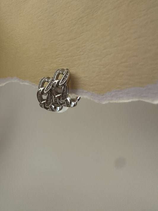 Argollas de Plata Eslabones