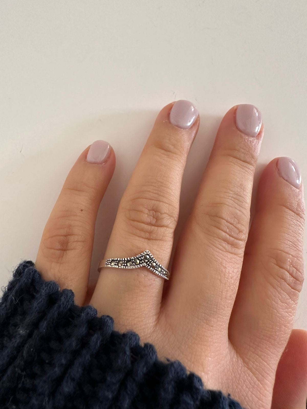 Anillo de plata Aurora