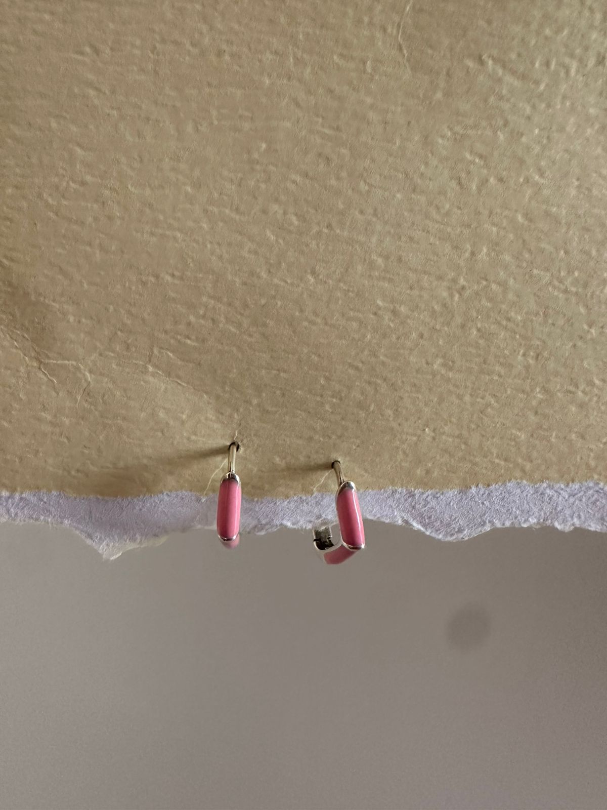 Aretes de plata Pinky