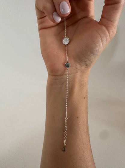 Pulsera de plata thin