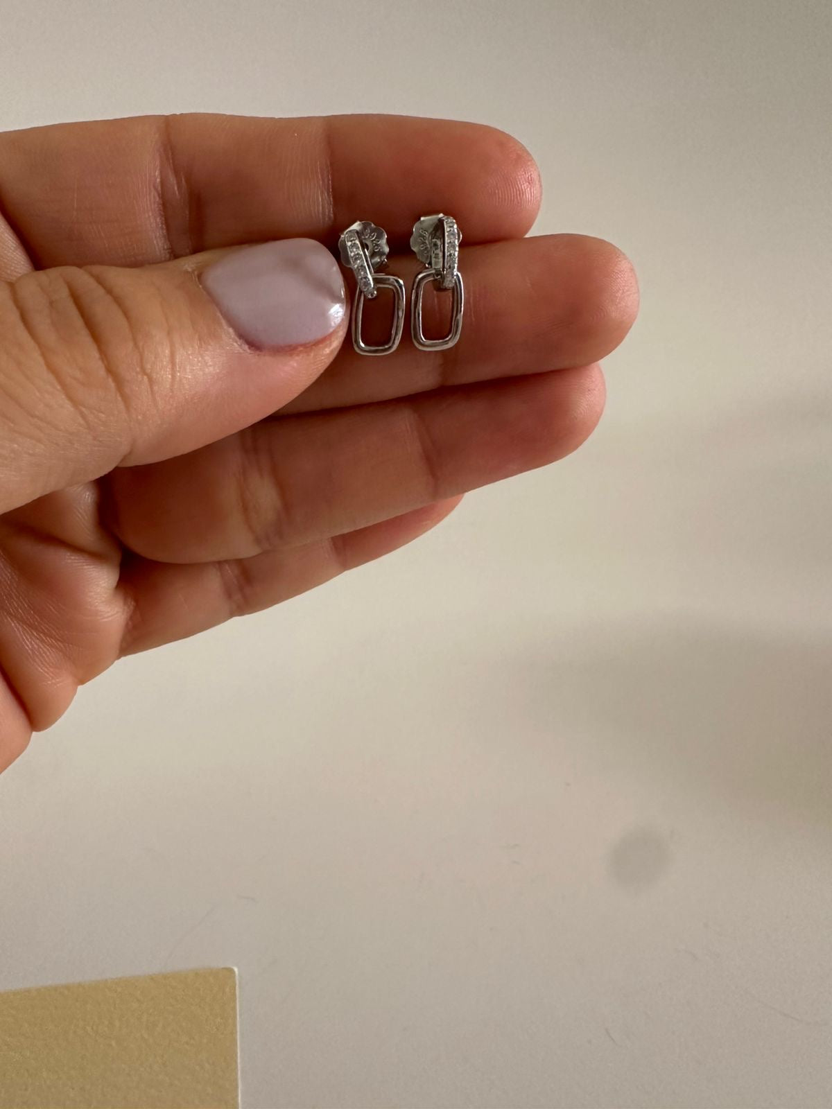 Arete de Plata Eslabón