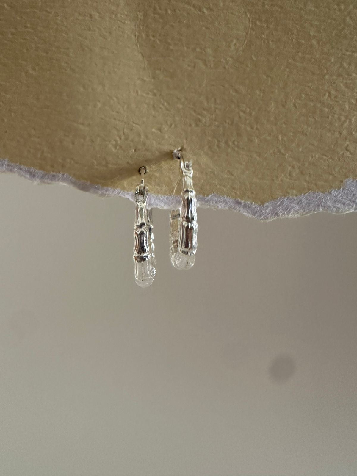 Argollas de plata Fairy