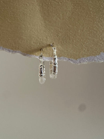 Argollas de plata Fairy