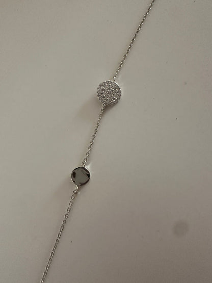 Pulsera de plata thin