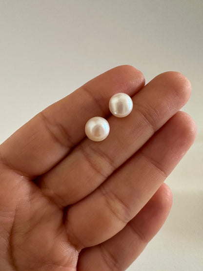 Aretes de plata Perlas