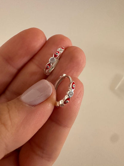 Aretes de plata Eyes