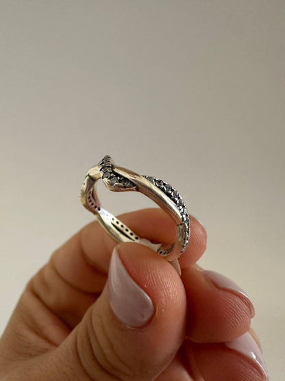 Anillo de plata Roots