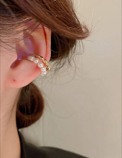 Earcuff perlas