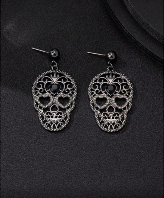 Par de aretes Calaveras