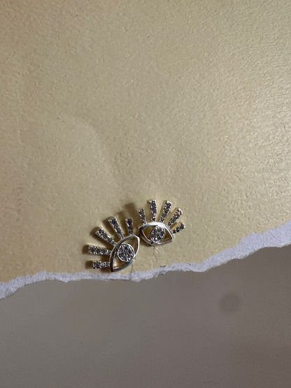 Aretes de plata Ojo Turco