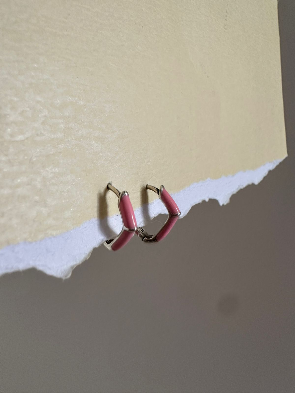 Aretes de plata Pinky