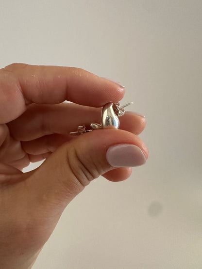 Aretes de Plata de Gota pequeños
