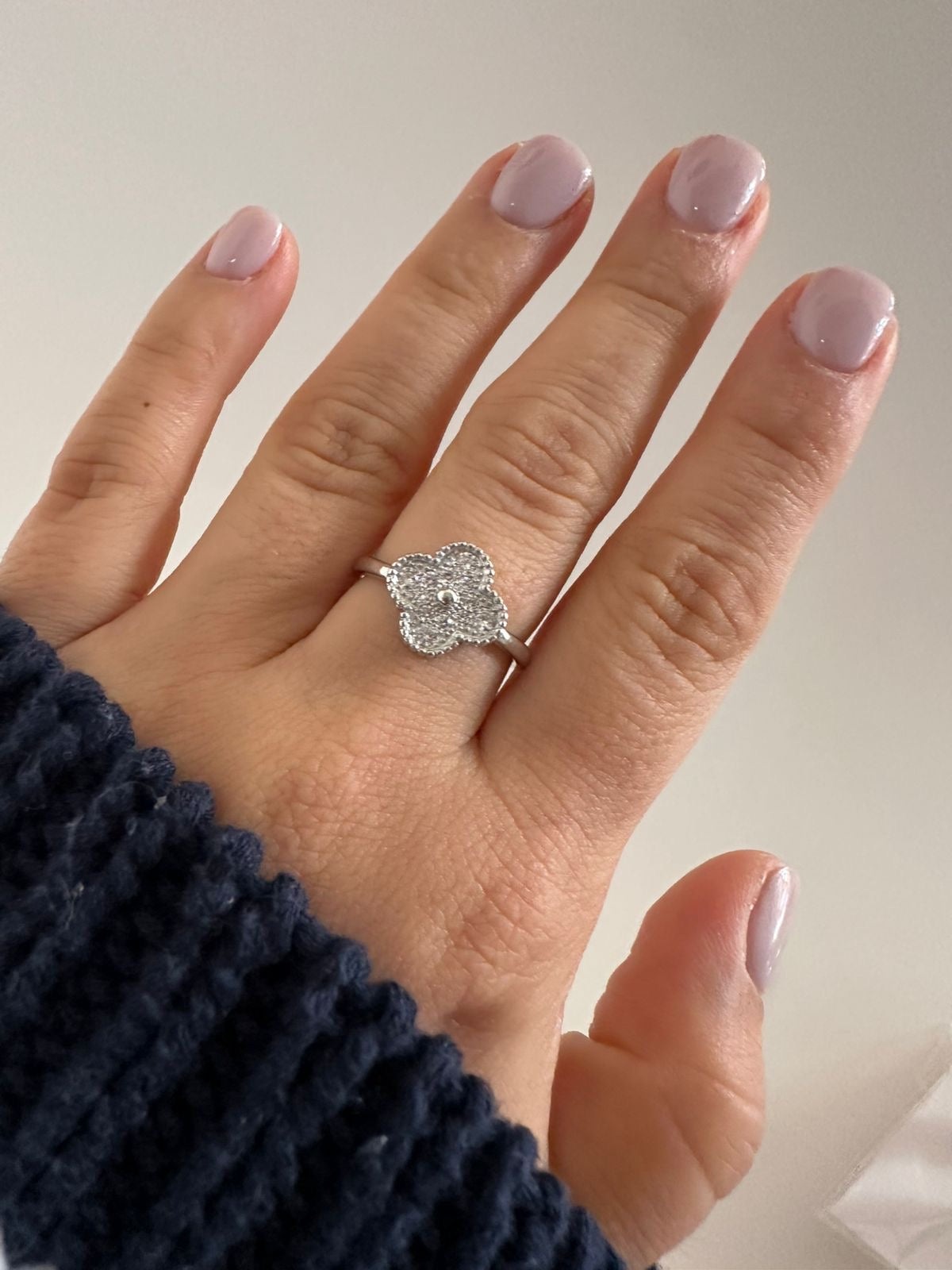 Anillo de plata Flor Grande