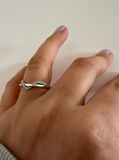 Anillo de plata Roots