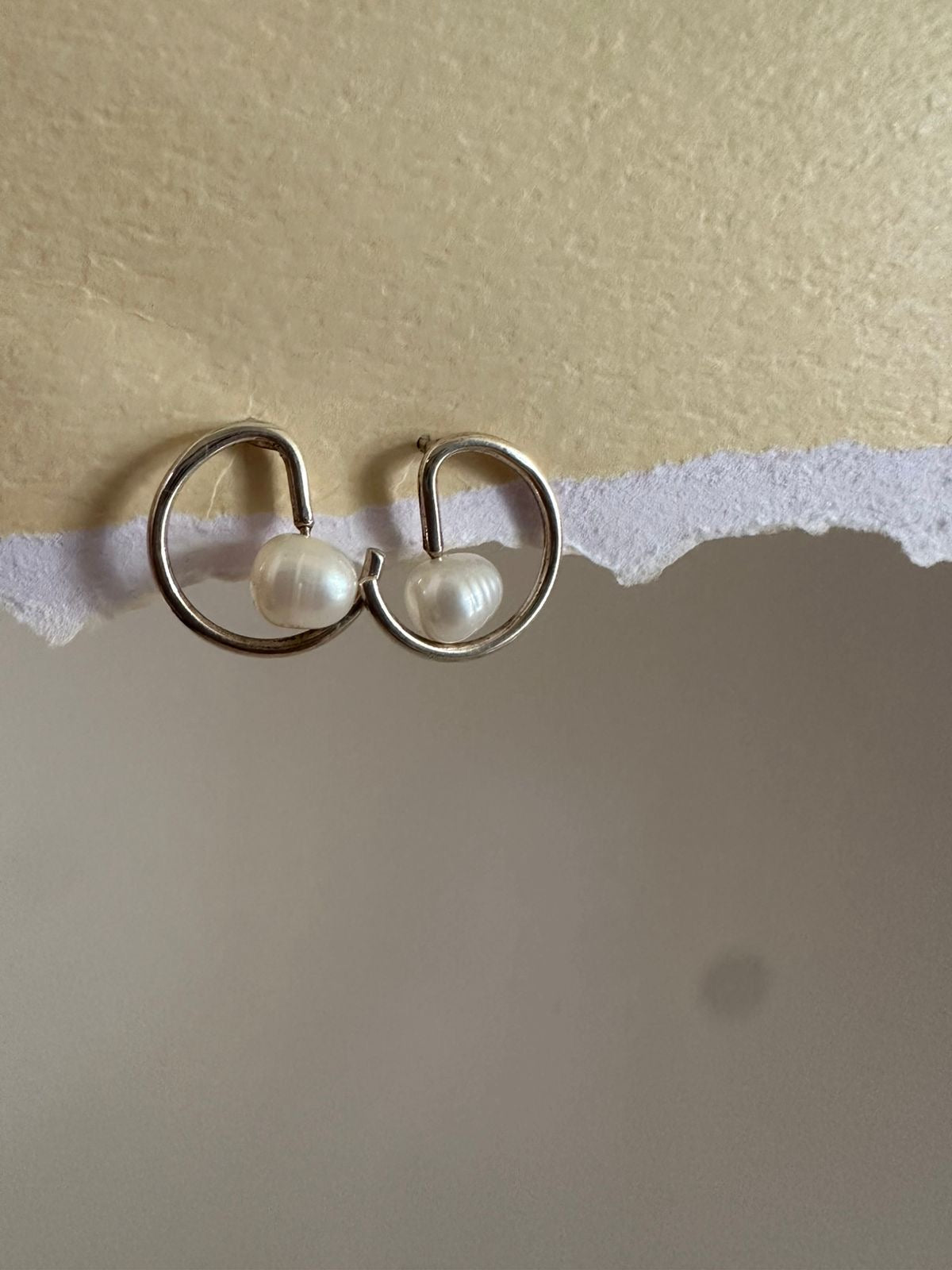 Aretes de plata Madame