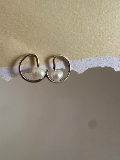 Aretes de plata Madame