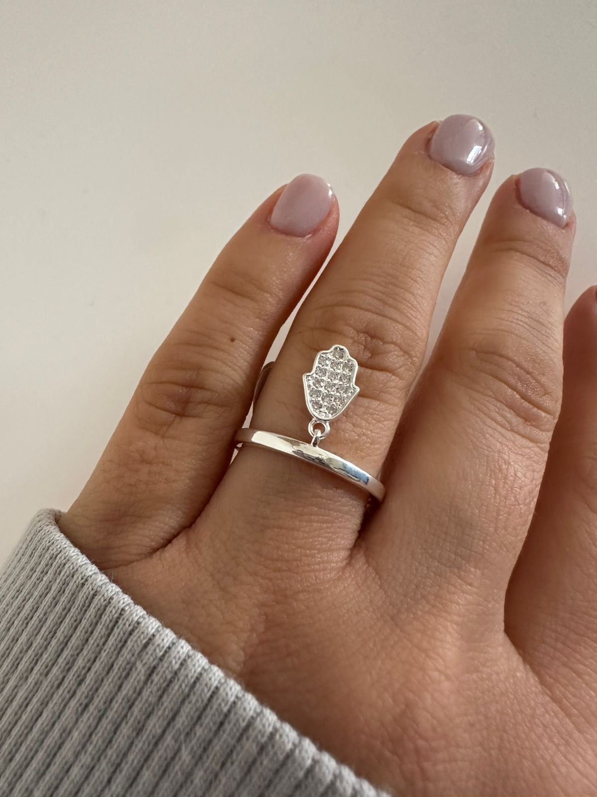 Anillo de plata Fátima