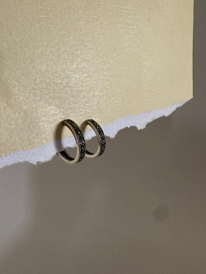 Argollas de plata grandes