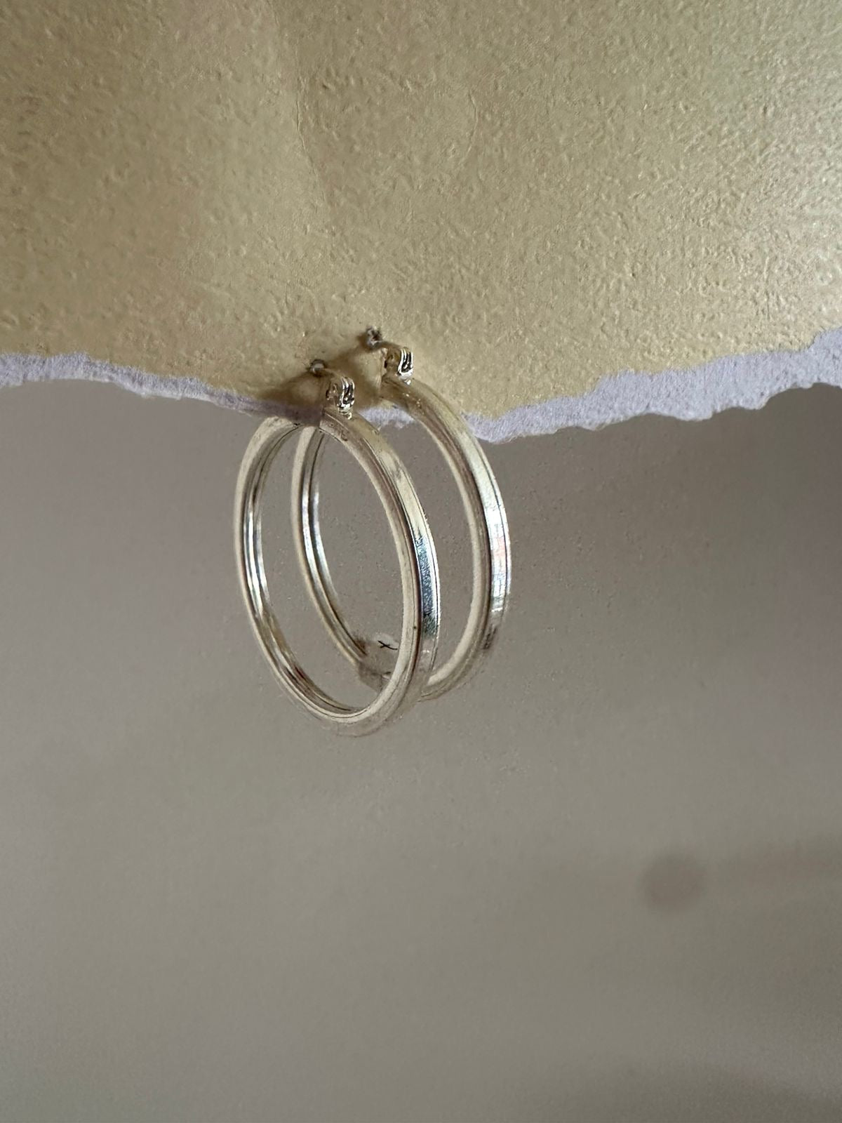 Argollas de plata Jazmin