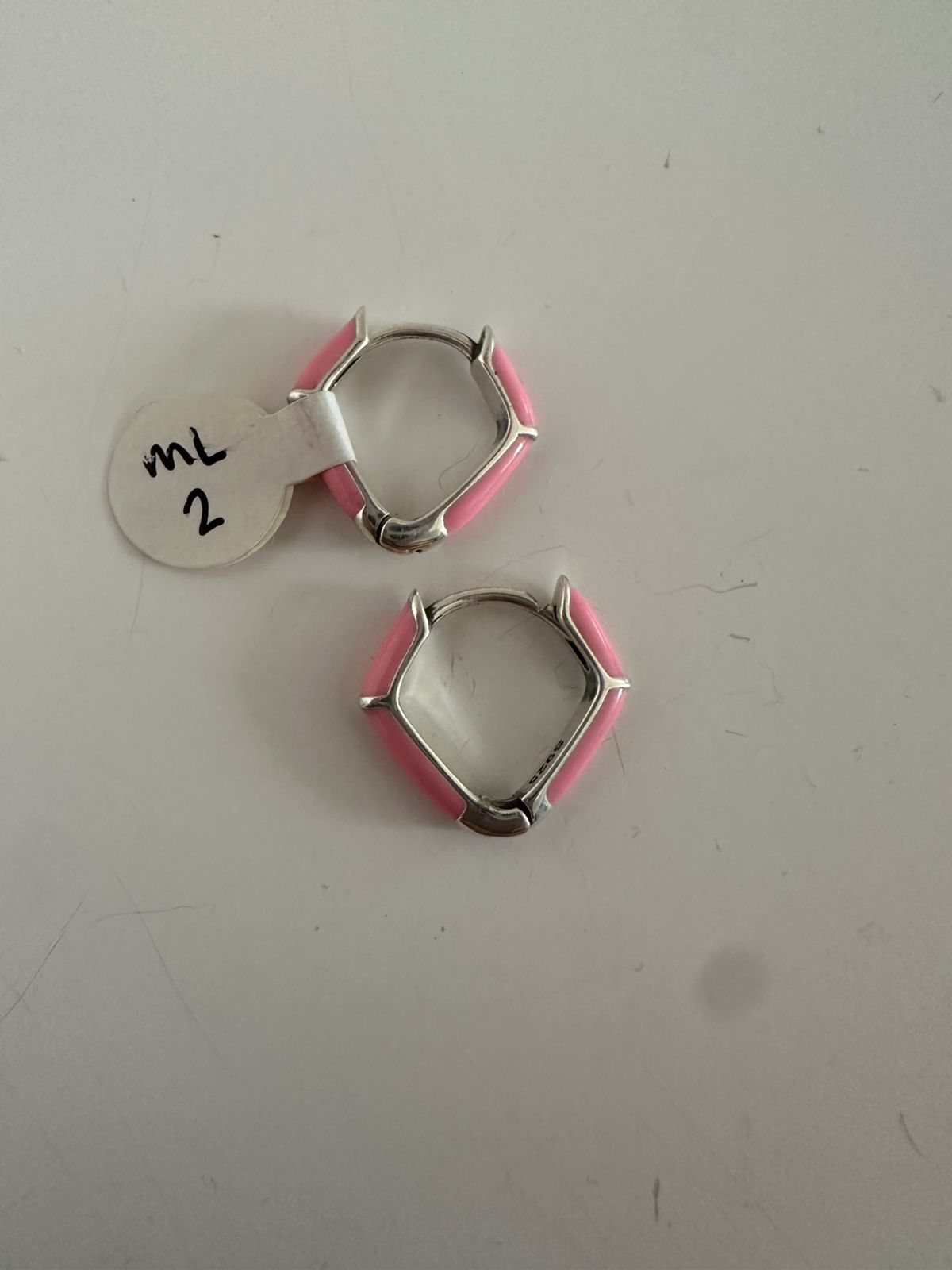 Aretes de plata Pinky