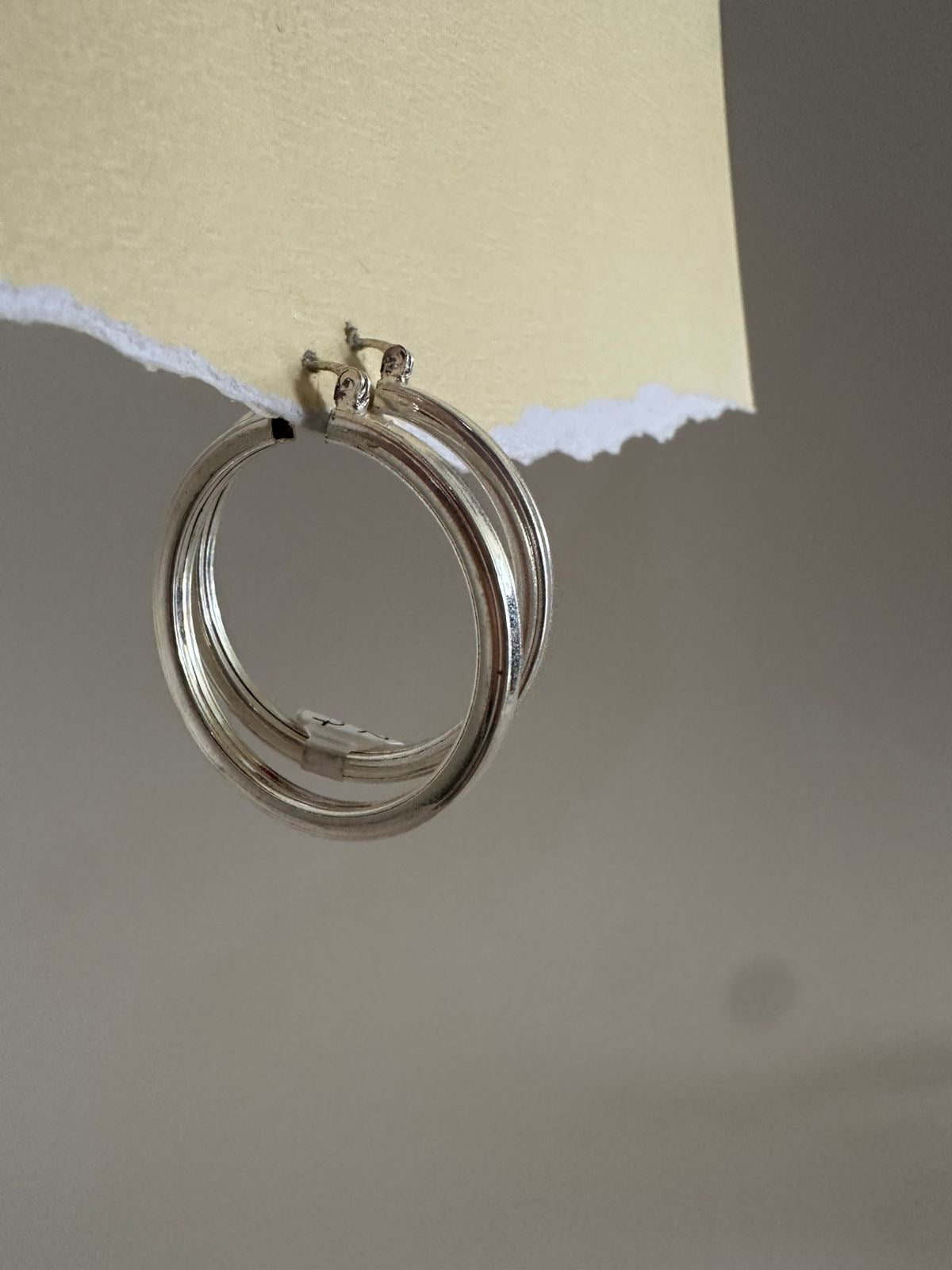 Argollas de plata Jazmin