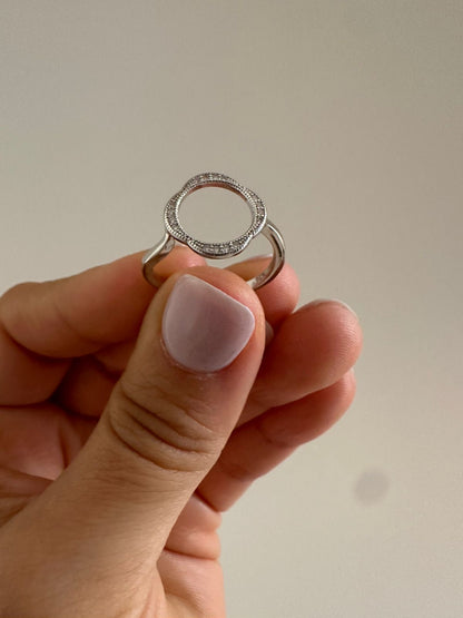 Anillo de plata Circle