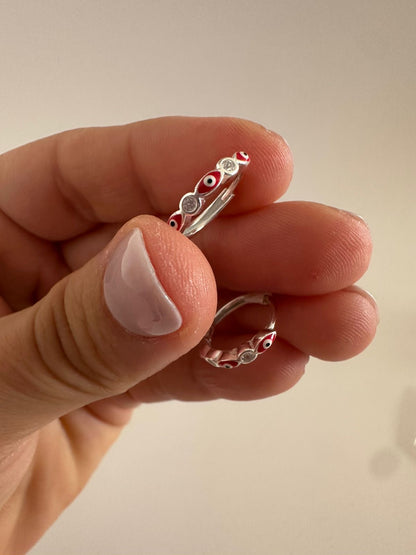 Aretes de plata Eyes